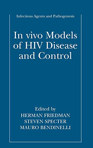 Beispielbild fr In Vivo Models Of Hiv Disease And Control zum Verkauf von Basi6 International