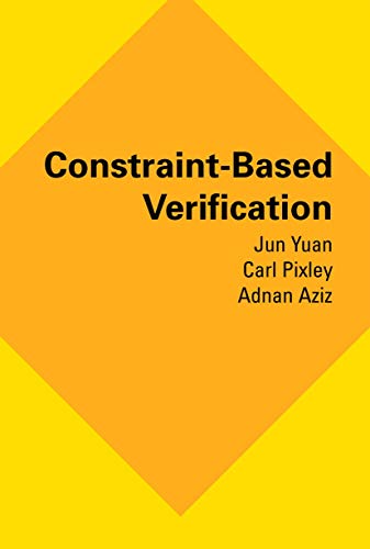 Beispielbild fr Constraint-Based Verification zum Verkauf von Buchpark