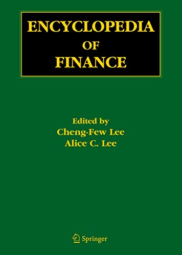 Stock image for Encyclopedia of Finance for sale by GF Books, Inc.