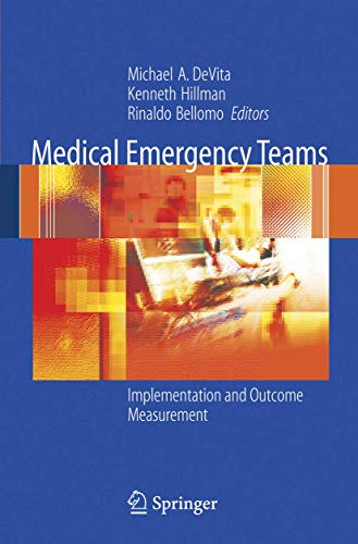 Imagen de archivo de Medical Emergency Teams: Implementation and Outcome Measurement a la venta por HPB-Red