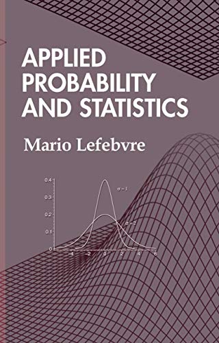 Beispielbild fr Applied Probability and Statistics zum Verkauf von Blue Vase Books