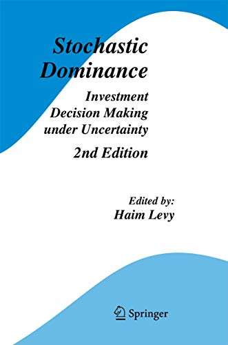 Beispielbild fr Stochastic Dominance: Investment Decision Making Under Uncertainty zum Verkauf von Buchpark