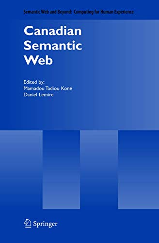 9780387298153: Canadian Semantic Web (Semantic Web and Beyond, 2)