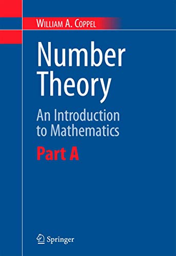 Number Theory: An Introduction to Mathematics. Part A