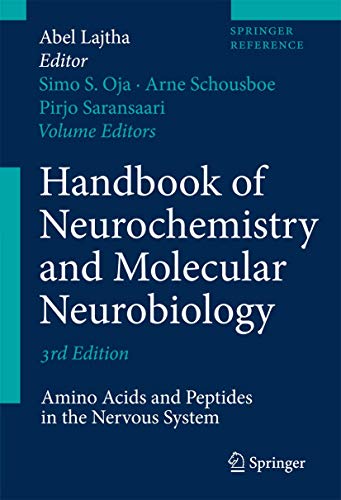 Stock image for Handbook Of Neurochemistry And Molecular Neurobiology 3Ed: Amino Acids And Peptides In The Nervous System for sale by Basi6 International