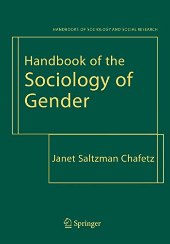 Stock image for Handbook of the Sociology of Gender (Handbooks of Sociology and Social Research) for sale by Books Unplugged