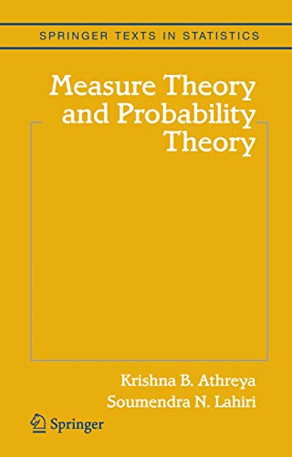 9780387329031: Measure Theory and Probability Theory (Springer Texts in Statistics)