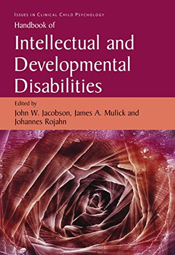 9780387329307: Handbook of Intellectual and Developmental Disabilities (Issues in Clinical Child Psychology)