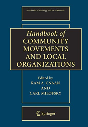 Stock image for Handbook of Community Movements and Local Organizations for sale by Books Puddle