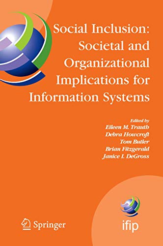Stock image for Social Inclusion: Societal And Organizational Implications For Information Systems for sale by Basi6 International