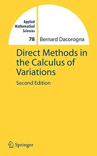 9780387357799: Direct Methods in the Calculus of Variations: 78 (Applied Mathematical Sciences)