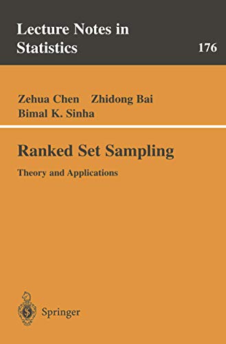 9780387402635: Ranked Set Sampling: Theory and Applications: 176 (Lecture Notes in Statistics)