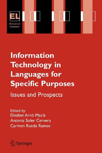 9780387509266: Information Technology in Languages for Specific Purposes