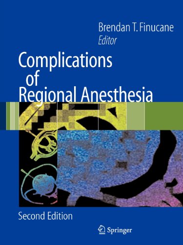 Imagen de archivo de Complications of Regional Anesthesia (Topics in Applied Physics) a la venta por Salish Sea Books