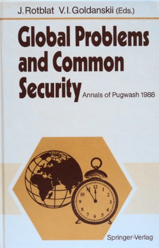 Beispielbild fr Global Problems and Common Security zum Verkauf von Works on Paper