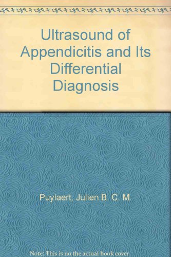 9780387527277: Ultrasound of Appendicitis and Its Differential Diagnosis