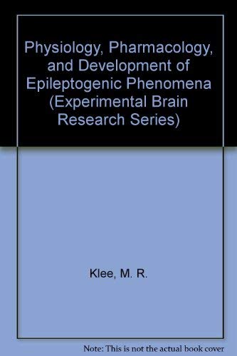 Beispielbild fr Physiology, Pharmacology, and Development of Epileptogenic Phenomena zum Verkauf von Books Puddle