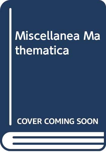 9780387541747: Miscellanea Mathematica