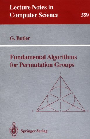 9780387549552: Fundamental Algorithms for Permutation Groups (Lecture Notes in Computer Science)