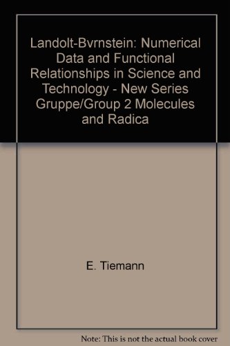 9780387554624: Title: LandoltBvrnstein Numerical Data and Functional Rel