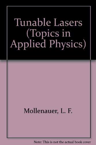 Stock image for Tunable Lasers. Second Updated Edition (Topics in Applied Physics 59) for sale by Zubal-Books, Since 1961