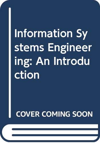 Stock image for Information Systems Engineering: An Introduction for sale by HPB-Red