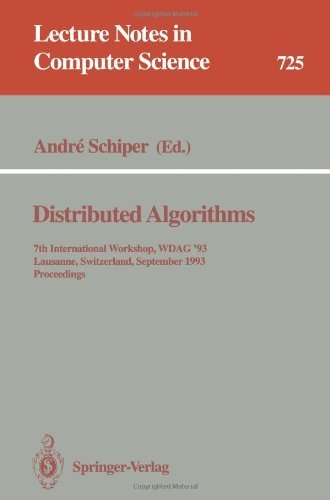 9780387572710: Distributed Algorithms: 7th International Workshop, Wdag '93, Lausanne, Switzerland, September 27-29, 1993 : Proceedings (Lecture Notes in Computer Science)