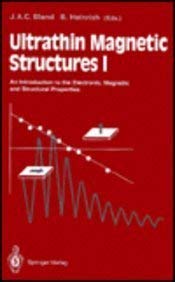 Imagen de archivo de Ultrathin Magnetic Structures I. An Introduction to the Electronic, Magnetic and Structural Properties a la venta por Zubal-Books, Since 1961