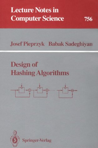 9780387575001: Design of Hashing Algorithms (Lecture Notes in Computer Science)