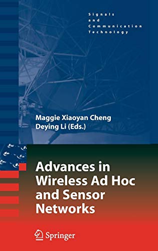 Stock image for Advances in Wireless Ad Hoc and Sensor Networks for sale by Better World Books