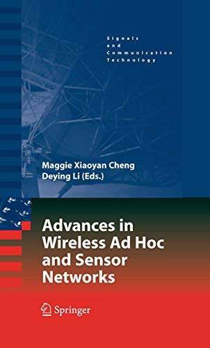 Stock image for Advances in Wireless Ad Hoc and Sensor Networks for sale by Better World Books