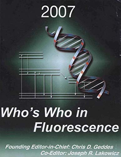 Imagen de archivo de Who's Who in Fluorescence 2007 a la venta por Chiron Media