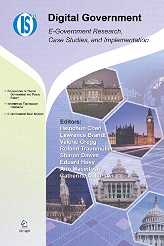 Stock image for Digital Government: E-Government Research, Case Studies, and Implementation for sale by Ammareal