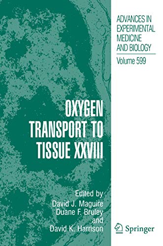 Stock image for Oxygen Transport To Tissue Xxviii for sale by Basi6 International