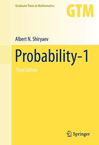 Imagen de archivo de Probability1 95 Graduate Texts in Mathematics a la venta por PBShop.store US