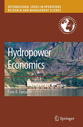 9780387730264: Hydropower Economics: v. 112 (International Series in Operations Research & Management Science)