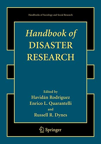 9780387739526: Handbook of Disaster Research (Handbooks of Sociology and Social Research)