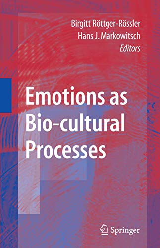 Imagen de archivo de Emotions as Bio-cultural Processes a la venta por Books Puddle