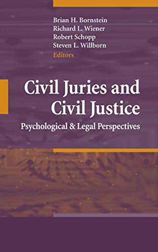 Imagen de archivo de Civil Juries and Civil Justice: Psychological and Legal Perspectives a la venta por cornacres