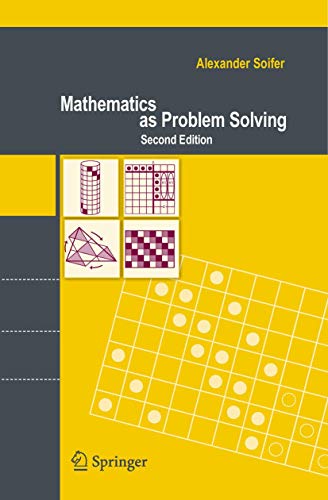 Beispielbild fr Mathematics as Problem Solving zum Verkauf von Chiron Media