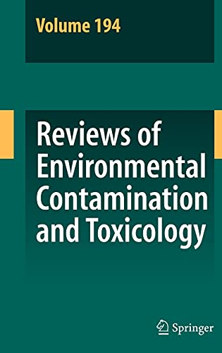 Stock image for Reviews Of Environmental Contamination And Toxicology 194 for sale by Basi6 International