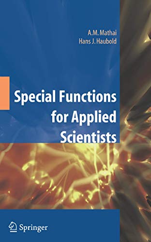 9780387758930: Special Functions for Applied Scientists