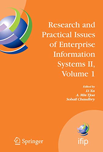 Imagen de archivo de Research And Practical Issues Of Enterprise Information Systems Ii Volume 1 a la venta por Basi6 International