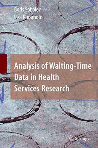 Imagen de archivo de Analysis of Waiting-Time Data in Health Services Research a la venta por Better World Books: West