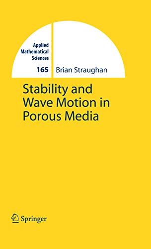 Stock image for Stability and Wave Motion in Porous Media for sale by Books Puddle