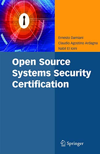 Beispielbild fr Open Source Systems Security Certification zum Verkauf von Phatpocket Limited