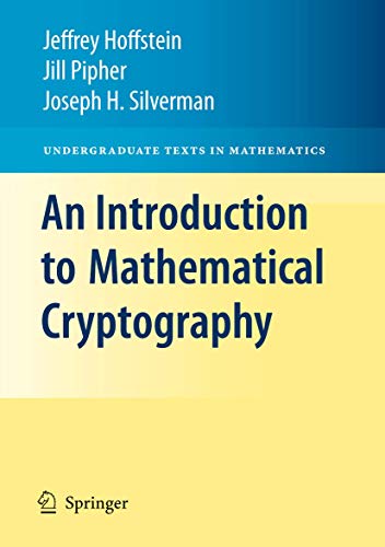 9780387779935: An Introduction to Mathematical Cryptography (Undergraduate Texts in Mathematics)