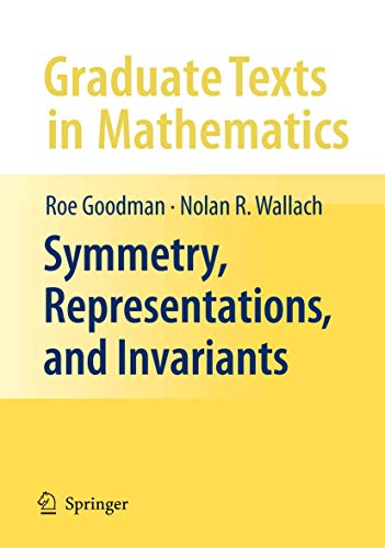 9780387798516: Symmetry, Representations, and Invariants: 255