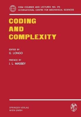 Beispielbild fr Coding and Complexity zum Verkauf von Chequamegon Books