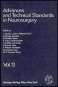Advances and Technical Standards in Neurosurgery (Advances & Technical Standards in Neurosurgery)